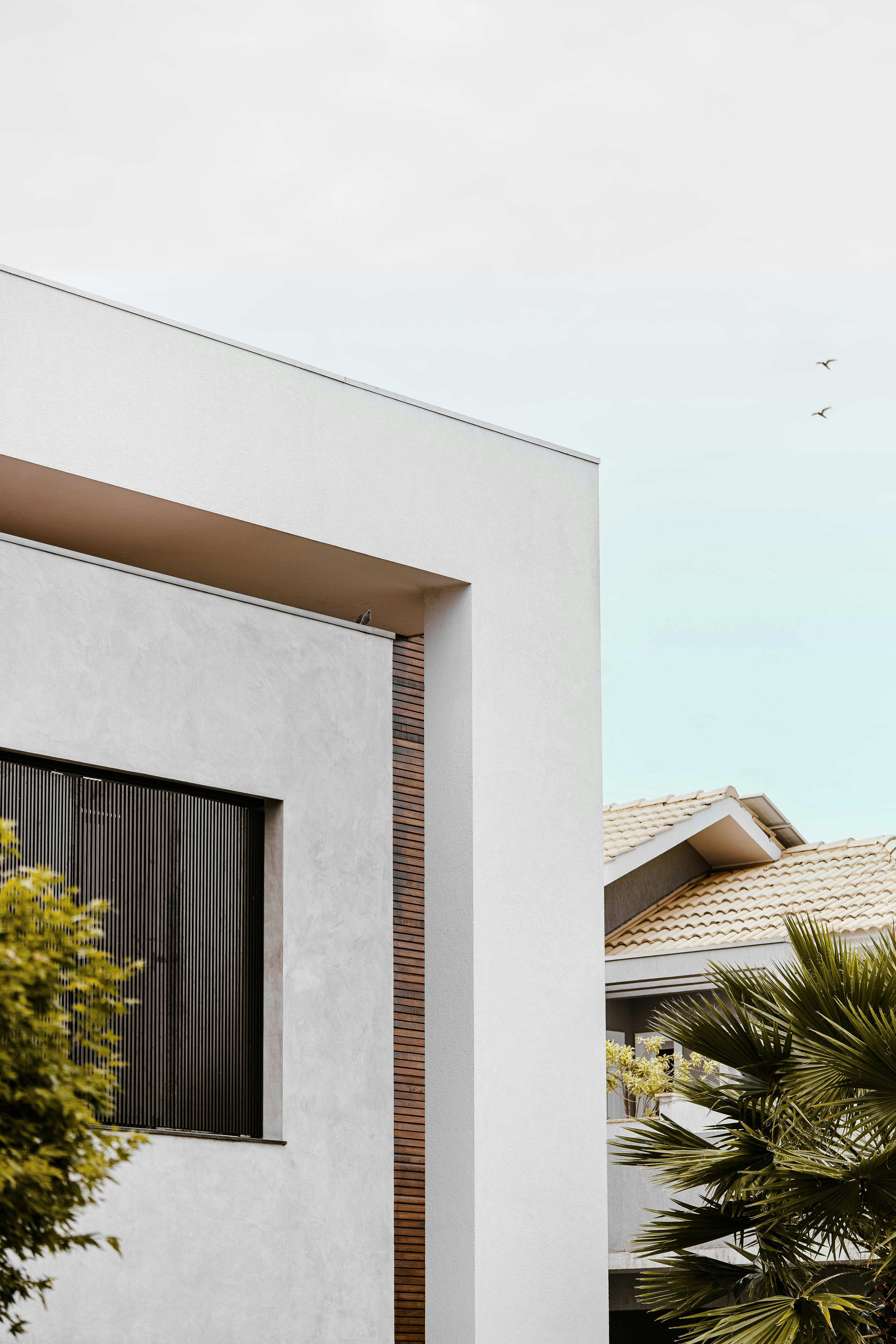 Exterior stone facade